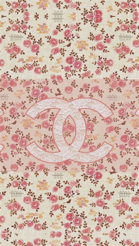1080x1920 Coco Chanel Flowers Pattern Logo Wallpaper Chanel