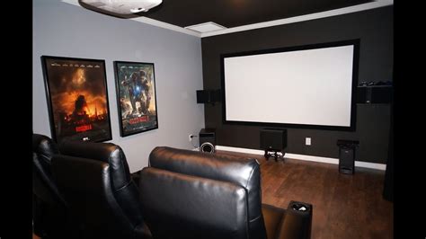 diy home theater  room  epson  projector