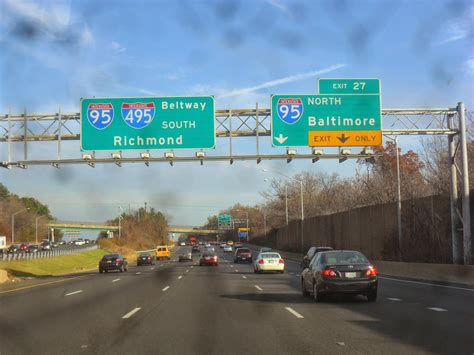 Lukes Signs I 495capital Beltway And Interstate 95 Maryland