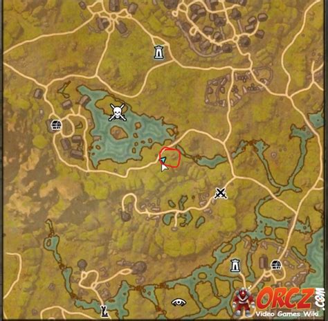 Eso Glenumbra Treasure Map Ii Orcz The Video Games Wiki