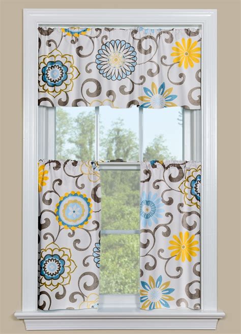 They come in a wide variety of materials, sizes, patterns, and colors. Kitchen Curtains - Pom Pom Play Spa