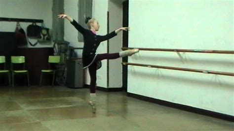 Калинка Ballet KALINKA Chaines Turns Fouettes pointe technique YouTube