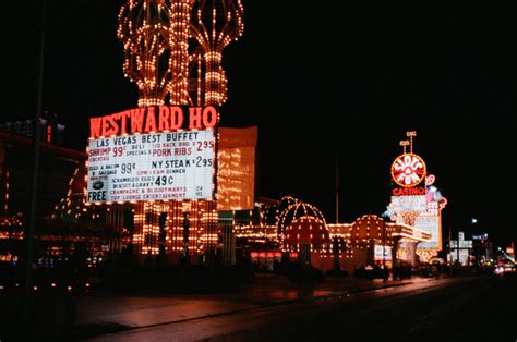 Vintage Las Vegas — Las Vegas, January 1987. Westward Ho, Slots A Fun,...