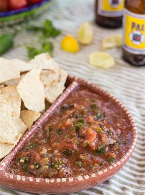 Homemade Mexican Tomato Salsa Lettys Kitchen