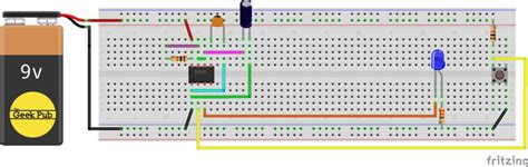 Using A 555 Timer In Monostable Mode The Geek Pub