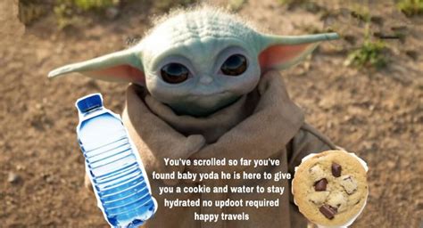 The Child Wishes To Feed You Rbabyyoda Baby Yoda Grogu Yoda
