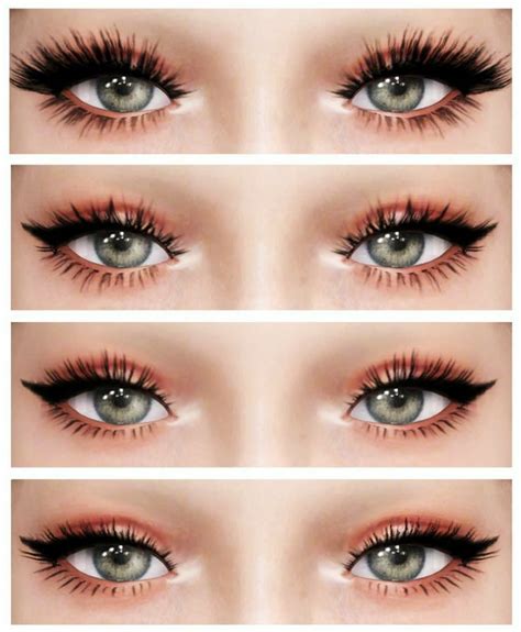 Beth ♡ Sims Cc Makeup Eyelashes Sims Sims 4 Cc Makeup