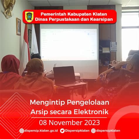 Mengintip Pengelolaan Arsip Secara Elektronik Kabupaten Klaten
