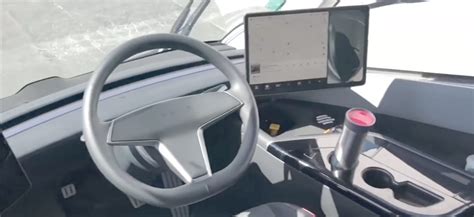 First Ever Look At The Prototype Tesla Semi Truck Interior