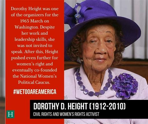 Dorothy Height Dorothy Height Leadership Skills Womens Rights