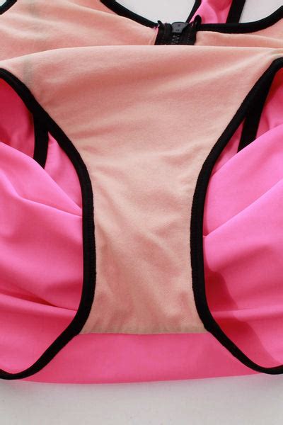 90s Neon Pink Zippered One Piece Swimsuit Kco Vintage