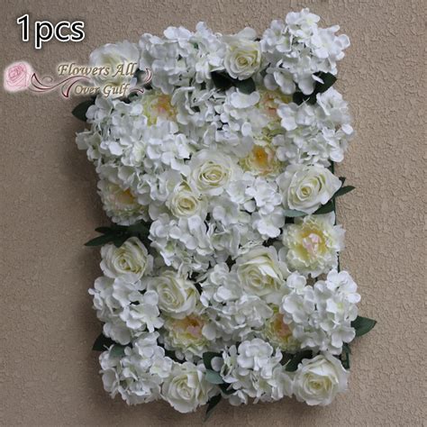 Flowers All Over Gulf New Artificial Rose With Green Leaf Flower Wall