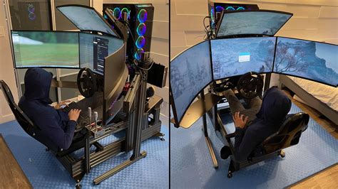Another pretty epic build - The Sim Rig you can drive, work and sleep