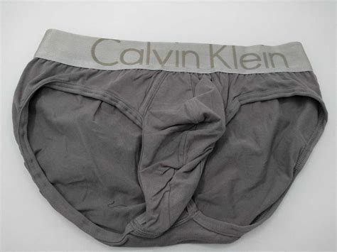 Calvin Klein Mens Brief Underwear Steel Micro Cotton Hip Briefs Ck