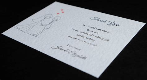Personalised Wedding Thank You Notes Cards Designs FREE POSTAGE EBay