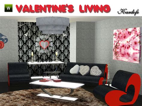 The Sims Resource Valentines Living