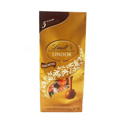 Lindt Lindor Chocolate Truffles 5 Assorted Flavors 212 Oz 50 Count