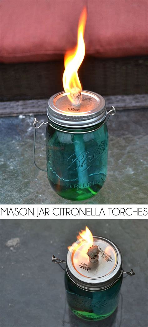 Mason Jar Citronella Torches Dream A Little Bigger