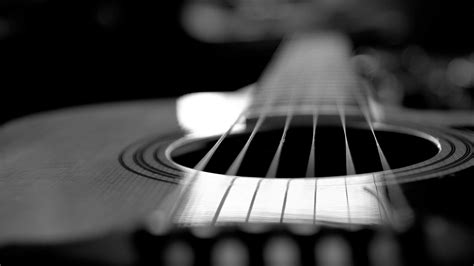 Black Acoustic Guitar Wallpapers Wallpaper Cave