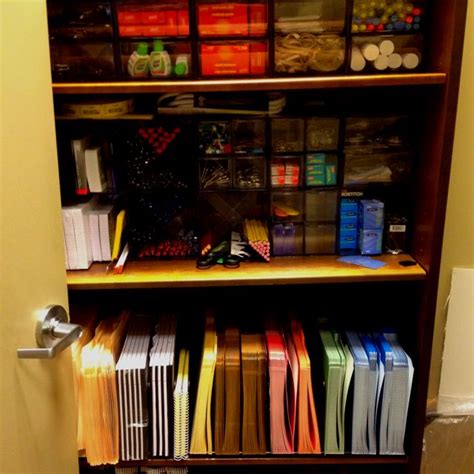 The master closet of your dreams. Organized office supply closet at work. Awesome job ...