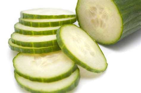 Free Stock Photo 8489 Fresh Nutritious Cucumber With Cut Slices