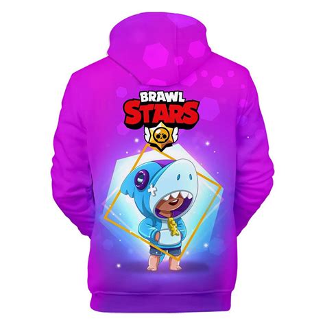 We print the highest quality brawl stars hoodies on the internet. New Brawl Stars Shark Leon Hoodie Unisex Sweatshirt - nfgoods