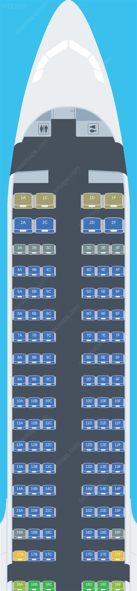 Seat Map Of Airbus A321 Spirit Airlines Updated 2024