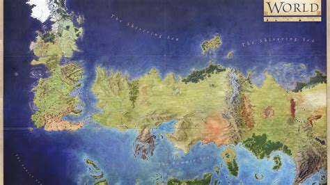 Map Of Essos And Westeros World Map