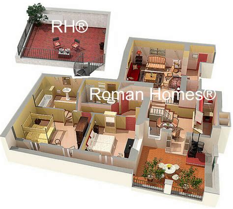Rome Domes Fine Two Bedroom Apartment With Two Utmost Panoramic