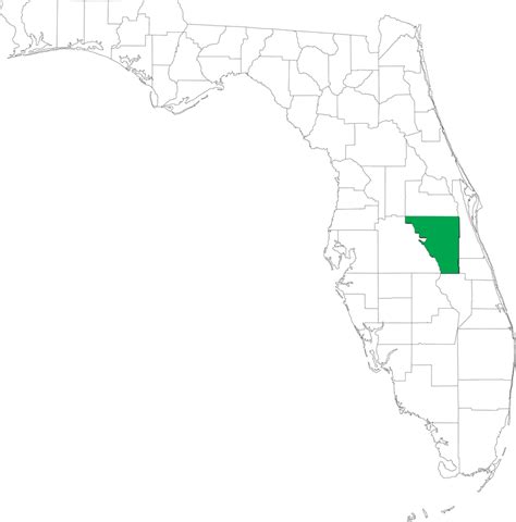 Locater Map Of Osceola County 2008