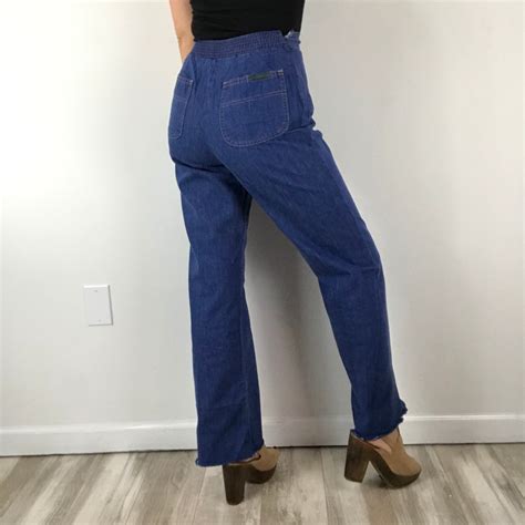 Vintage 70s Retro Hippie High Waisted Jeans By Sears Jtf Etsy
