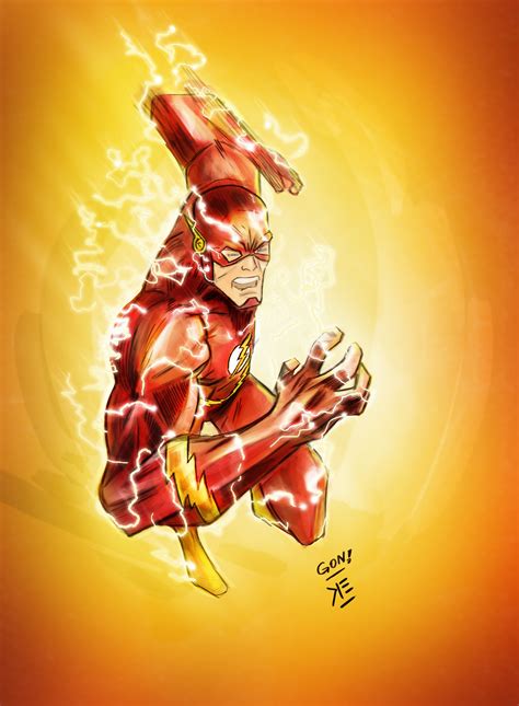 The Flash Inside The Speed Force By Dsabbatini On Deviantart