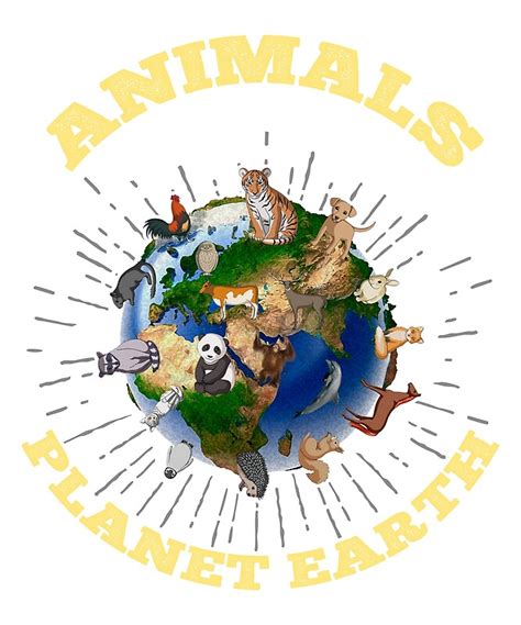 Animals Planet Earth By Zoozwear Apparel Redbubble