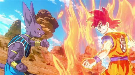 Dragon Ball Z Battle Of Gods Bills Vs Son Goku Super Saiyan God