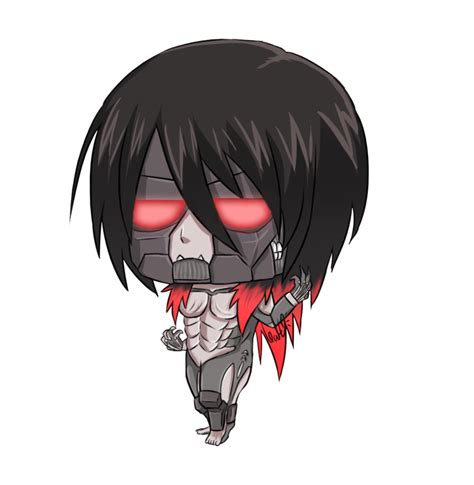 well, here it is! My Mikasa Titan Form CHIBI version :'3 if you didn't see the normal version ...