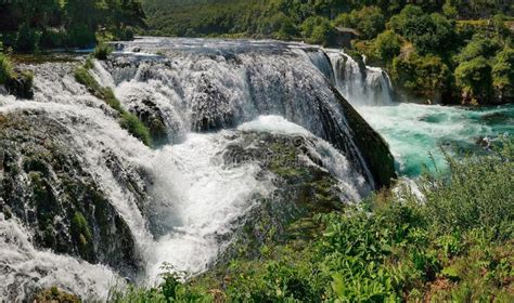 Una Wild River Waterfall In Strbacki Buk Bosna And Hercegovina