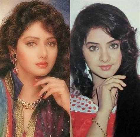 Sridevi Divya Bharti On Being Compared To Sridevi Meeting The Icon And Fan Girl Ing Out On Sri