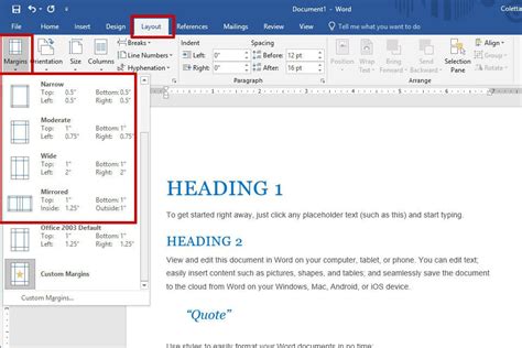 How To Set Different Margins On First Page In Word Mapspna