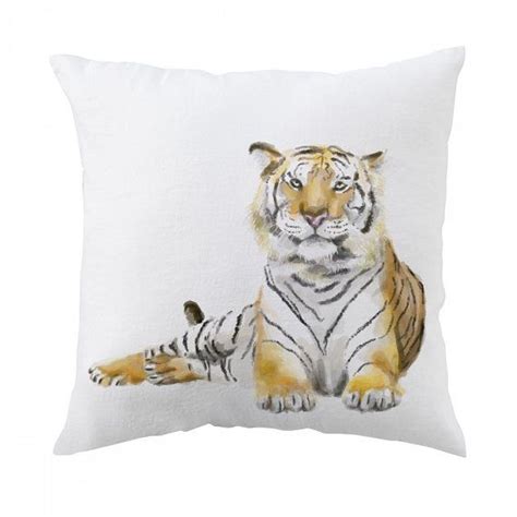 Tiger Pillow 18x18 Inch Decorative Cushion Cover Accessories Throw
