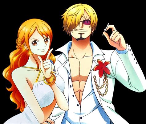 One Piece Film Gold Sanji And Nami Casal Anime Anime Luffy