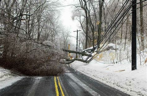 Massive Ice Storm Knocks Out Power Causes Havoc In Southwestern Conn