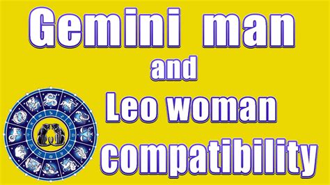 Gemini Man And Leo Woman Compatibility Youtube