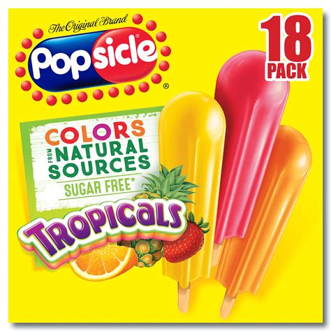 Popsicle Ice Pops Tropicals For A Frozen Treat Frozen Ice Pops With