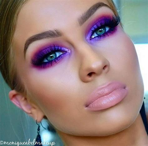 Purple Makeup Purple Makeup Purple Eye Makeup Colorful Makeup
