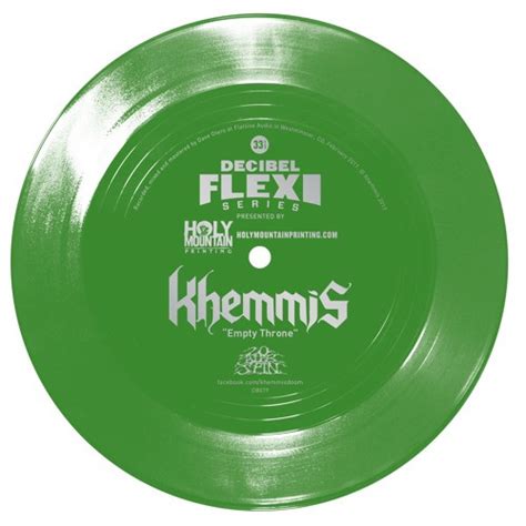 Khemmis Empty Throne 2017 Green Flexi Disc Discogs