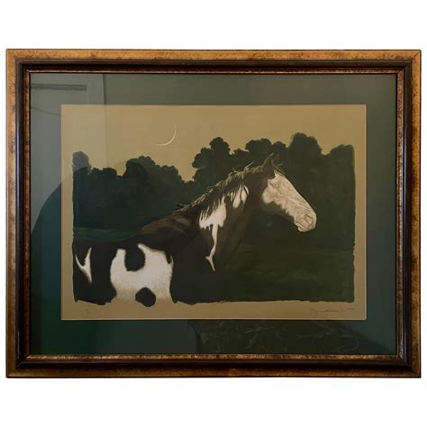 Moon And Horse Lithograph By Jamie Wyeth At 1stdibs