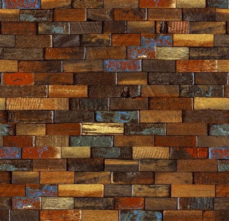 Multi Coloured Brick Tile Wallpaper Chronos Stores