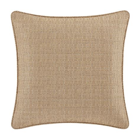Martinique 18 Square Embellished Decorative Throw Pillow In Gold By J