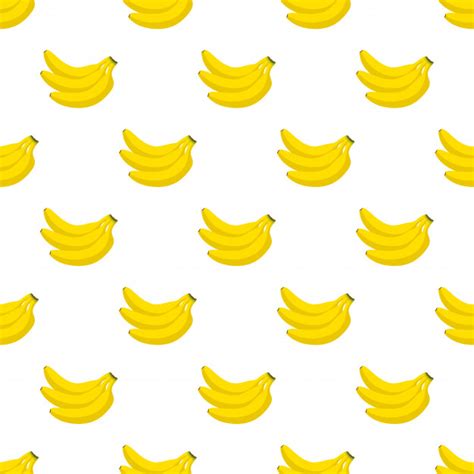 Premium Vector Seamless Pattern Flat Banana