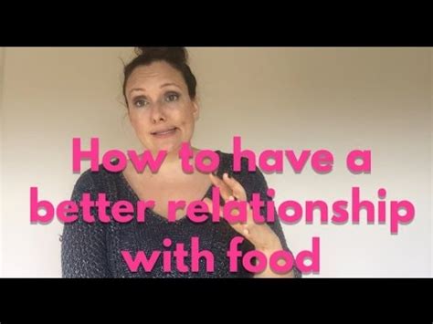 How To Have A Better Relationship With Food Natalie Carter Talks Fitness Youtube